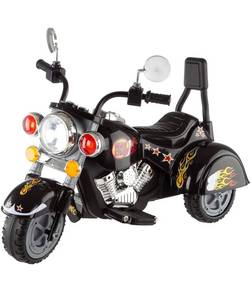 lot 8602 image: lil� Rider � 3-Wheel Chopper with Reverse and Headlights - Battery Powered Motorbike for Kids 3 and Up by Lil� Rider (Black)