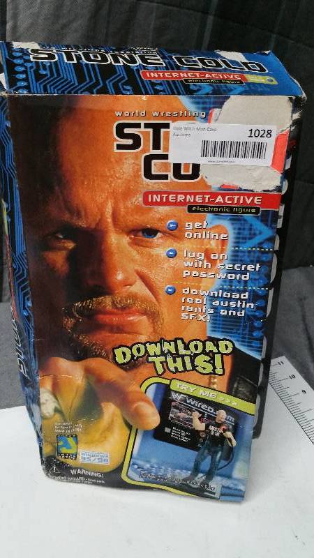 lot 1028 image: Another one of Who Is This Guy  Stone Cold Push the button and he reacts.
