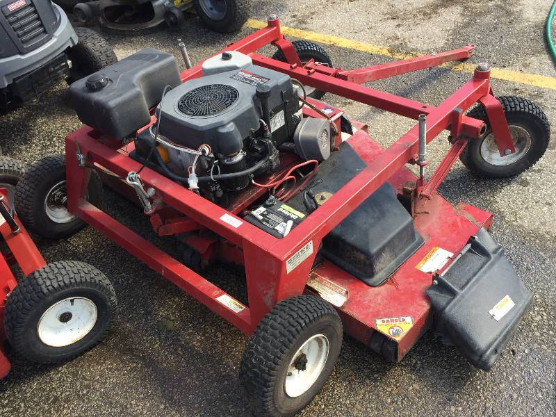lot 1142 image: SWISHER TRAIL MOWER WITH CRAFTSMAN KOHLER PRO 17.5 HP