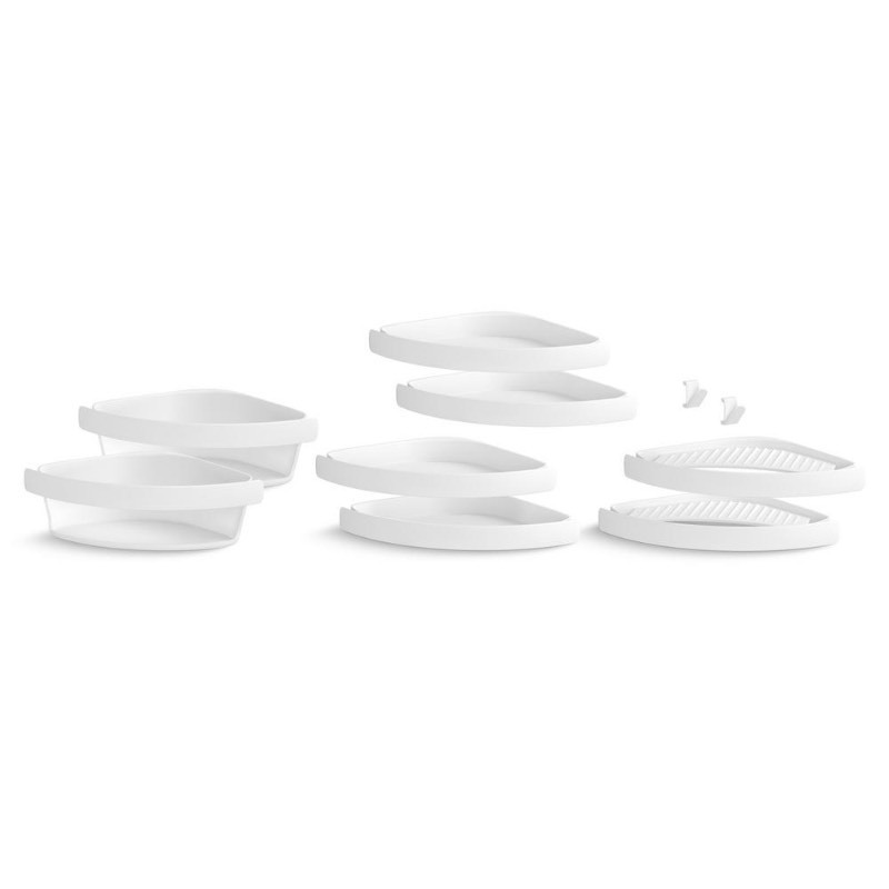 lot 2266 image: STERLING Store Basic 10-Piece Shelf Kit in White, White finish