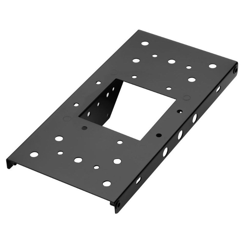 lot 2320 image: Architectural Mailboxes 3-Way 4 x 4 Adapter Plate, Black
