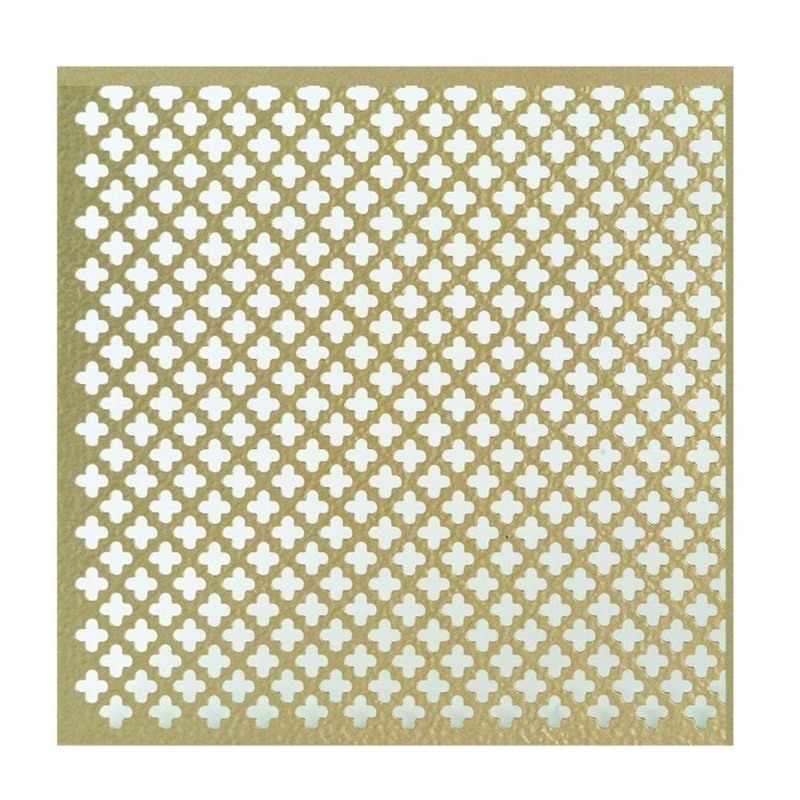 lot 2430 image: 1 X 2 Cloverleaf Aluminum Sheet - .2 Thick