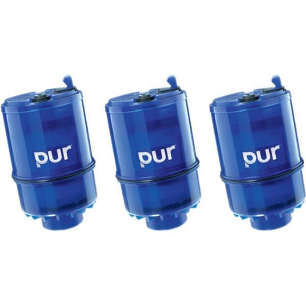lot 2577 image: PUR PLUS Mineral Core Faucet Mount Water Filter Replacement, 3 Pack, RF99993
