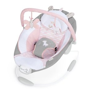 lot 3363 image: Ingenuity Cradling Bouncer - Flora - Ultra-Plush Seat