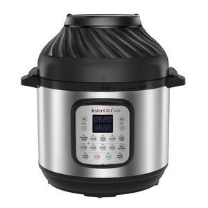 lot 3375 image: Instant Pot - 8 Quart Duo Crisp 11-in-1 Electric Pressure Cooker with Air Fryer - Stainless SteelSilver