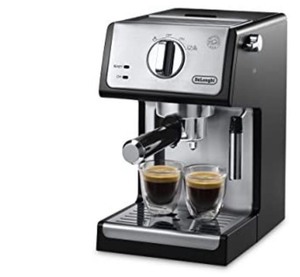 lot 3393 image: DeLonghi ECP3420 Bar Pump Espresso and Cappuccino Machine, 15, Black