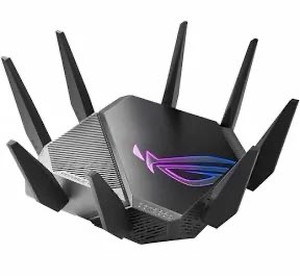 lot 3454 image: ASUS ROG Rapture WiFi 6E Gaming Router (GT-AXE11000) - Tri-Band 10 Gigabit Wireless Router $549 Retail price