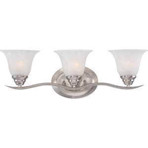 lot 3498 image: Volume Lighting V5233 Trinidad 3 Light 24 Wide Bathroom Vanity Light