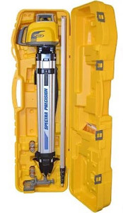 lot 3400 image: Spectra Precision LL300N-1 Laser Level, Self Leveling Kit with HL450 Receiver, Clamp, 15 Grade Rod  10ths and Tripod