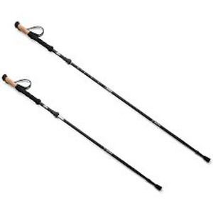 lot 3401 image: Cascade Mountain Tech Trekking Poles - Aluminum Hiking Walking Sticks with Adjustable Locks Expandable to 54