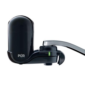 lot 3423 image: PUR PLUS Faucet Mount Filtration System, Black