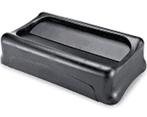 lot 3383 image: Rubbermaid� Swing Top Lid - Black