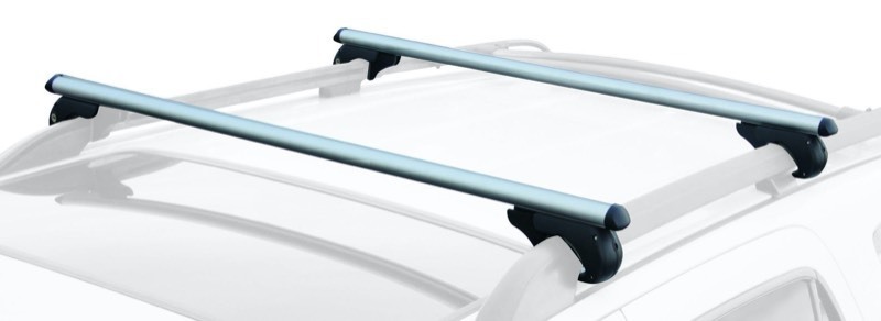 lot 2246 image: CargoLoc - 2-Piece 60in. Aluminum Roof Top Cross Bar Set - Retail $65.27
