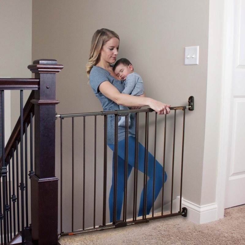lot 2262 image: ToddlerRoo - North States Easy Swing and Lock Gate Series 2  - Retail $69.99