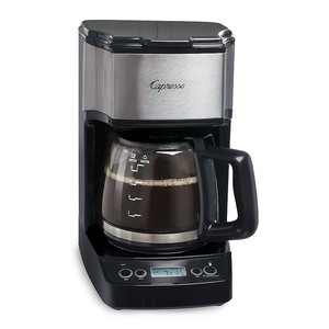 lot 2868 image: Capresso - 5-Cup Mini Drip Programmable Coffee Maker - Retail $39.99