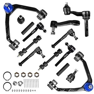 lot 2877 image: AUTOSAVER88 - Front Control Arm Kit Compatible with 1997-2004 Ford ExpeditionF-150F-250, 1998-2002 Lincoln Navigator -14pcs Front Suspension Kit(4WD Only) Retail $108.99