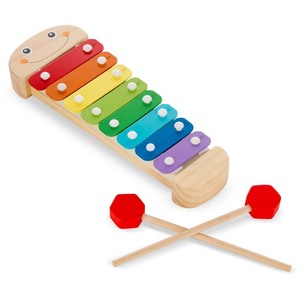 lot 2885 image: Melissa & Doug - Wooden Caterpillar Xylophone - Retail $14.99