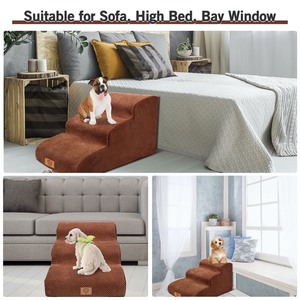 lot 2888 image: High Density Foam Pet Steps 3 Tiers - Retail $72.26
