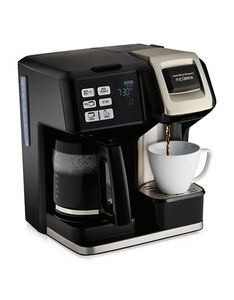 lot 2892 image: Hamilton Beach - 2 way Brew K Pod Compatible Silver Auto Shut Off - Retail $104.99