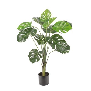 lot 2919 image: NATURAE DECOR - Monstera 29 in. IndoorOutdoor Artificial - Retail $49.99