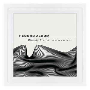 lot 2931 image: Record Album Frame - 15x15 White - Retail $27.99