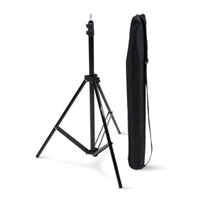 lot 2951 image: Amazon Basics-  Aluminum Light Photography Tripod Stand with Case - Black - Retail $27.47
