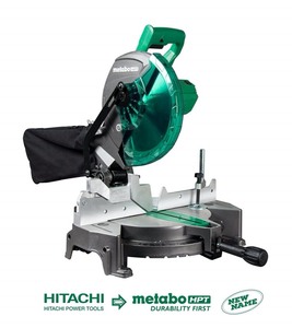 lot 2976 image: Metabo - HPT 15 Amp Single Bevel 10 in. Corded Compound Miter Saw - Retail $119.00