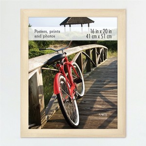 lot 2977 image: MCS Museum Poster Frame, Natural Woodgrain, 16 x 20 in - Retail $22.50
