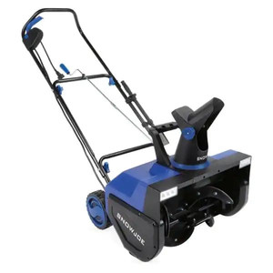lot 2978 image: Snow Joe - 22 in. 15 Amp Electric Snow Blower with Dual LED Lights - Retail $210.28