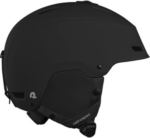 lot 2963 image: Retrospec Zephyr Snowboard Helmet - Black Adult Large - Retail $49.99