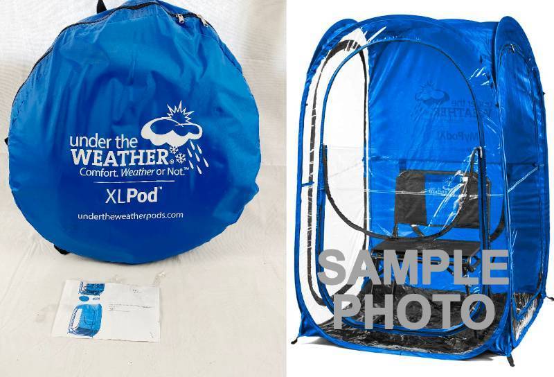 lot 2027 image: Under The Weather Pod XL Pod - Like New w case - Order online for $169 - Great for Spring Sports