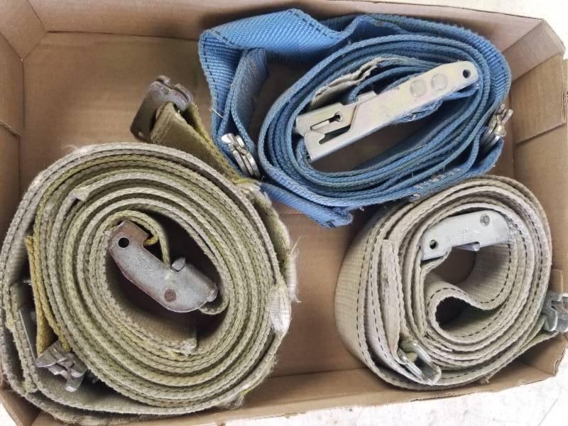 lot 6020 image: Lot of 3 Tie Down Straps