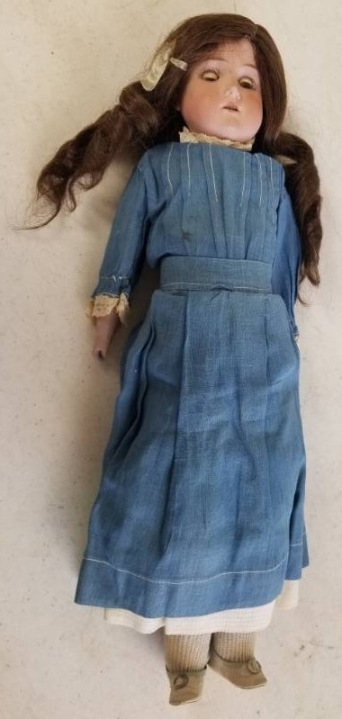 lot 6025 image: Very Old Doll with Jointed Legs