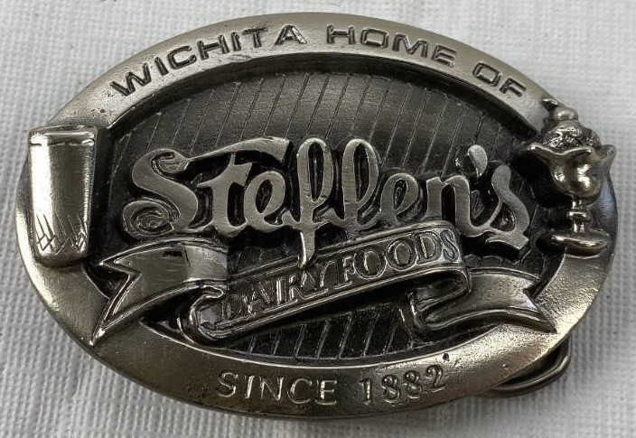 lot 6221 image: Steffens Dairy Foods Collector Series Belt Buckle - Numbered 468 of 1000 - ExcellentNew Condition