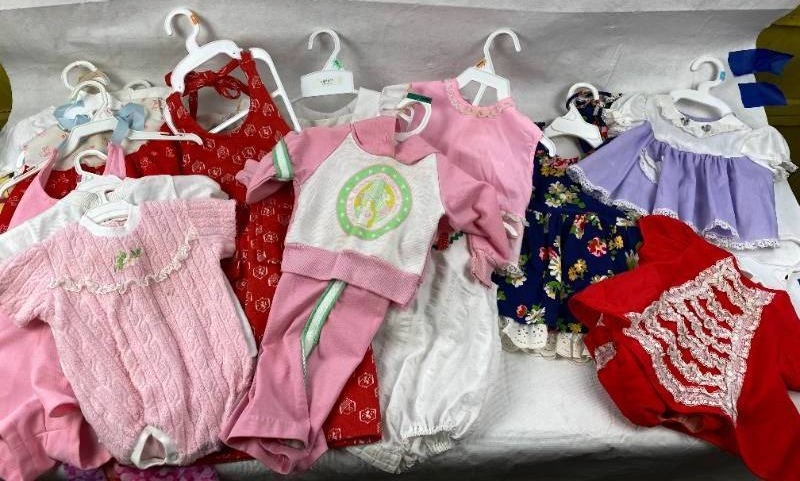 lot 6232 image: Lot of Vintage Baby and Toddler Clothes - Great Condition