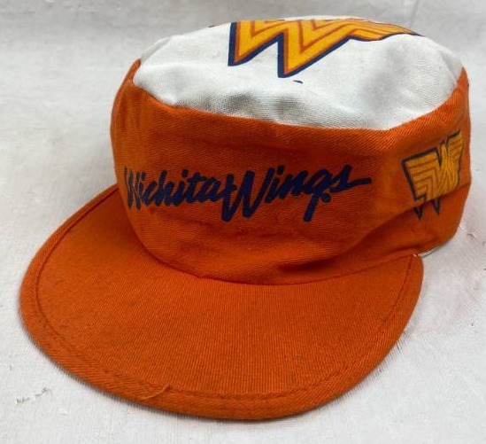 lot 6235 image: Vintage Wichita Wings Hat Trick Hat GOOOOOOOOAL Nice Condition
