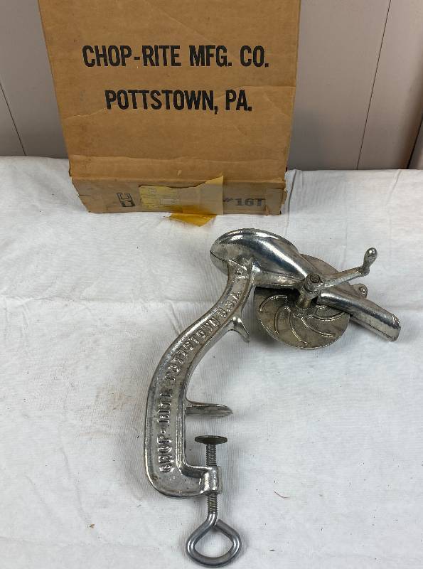lot 6302 image: Vintage Cherrystoner, Chop-Rite MRG - Cherry Stoner - W Original Box