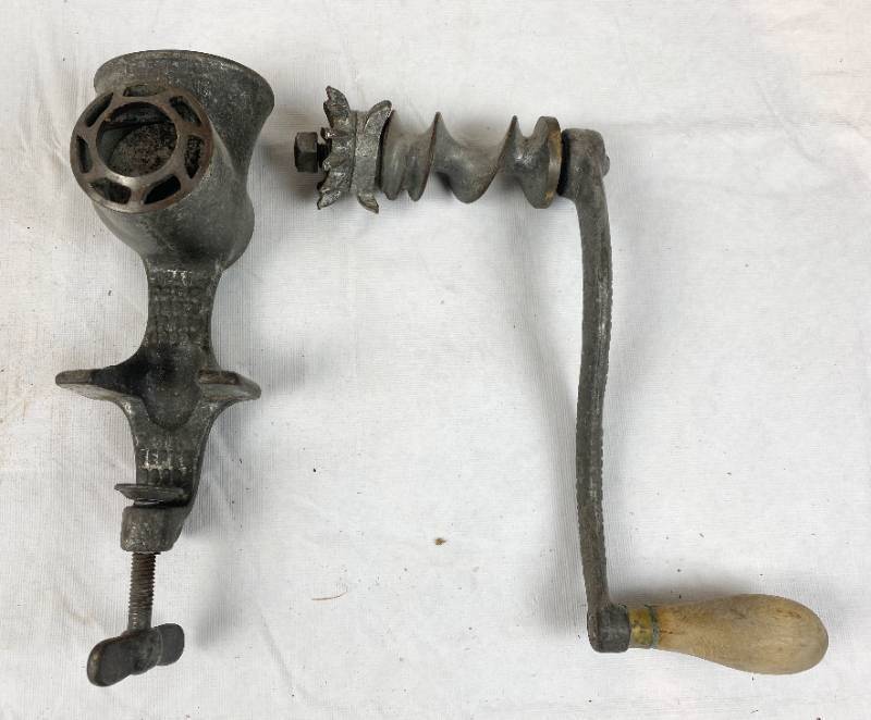 lot 6303 image: Vintage Meat Grinder