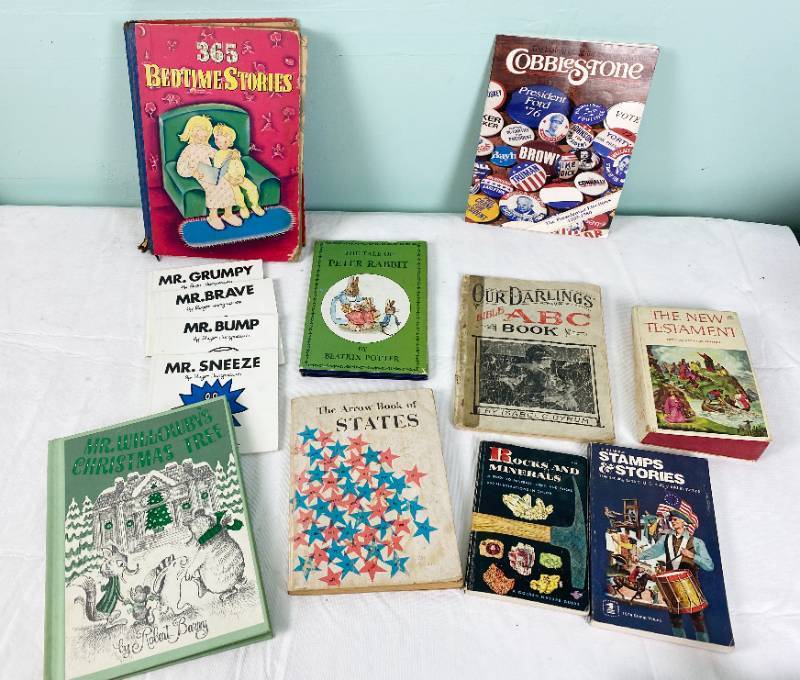 lot 6357 image: Lot of Vintage Childrens Books - Collectible Remember these
