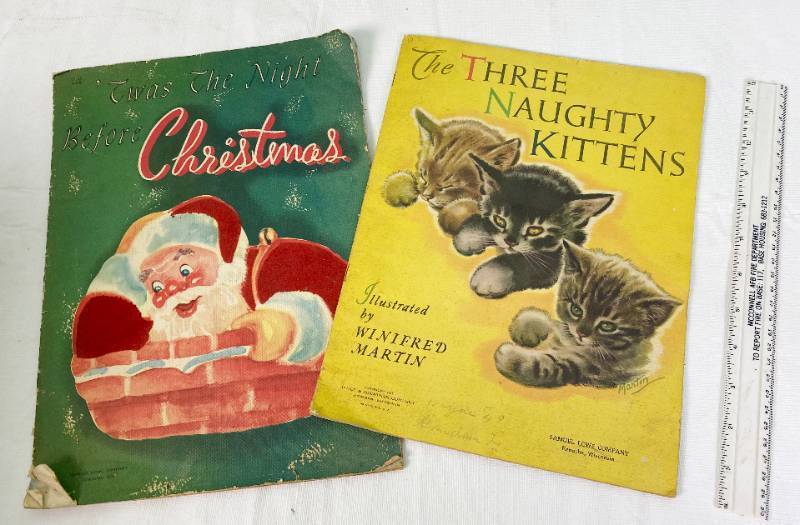 lot 6360 image: Lot of 2 Vintage Childrens Books