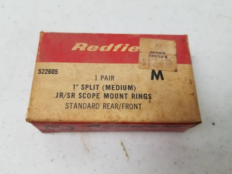 lot 9533 image: Redfield JrSr Scope, Mount Rings