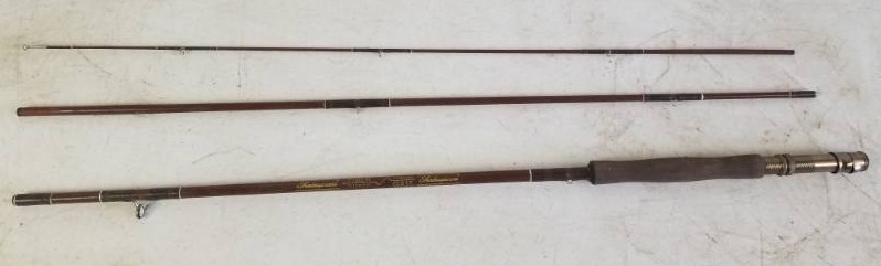 lot 9958 image: Vintage Fly Fishing Rod Pole - Shakespeare Fiberglass M# FY 12-R 80  #78 Line Flyrod