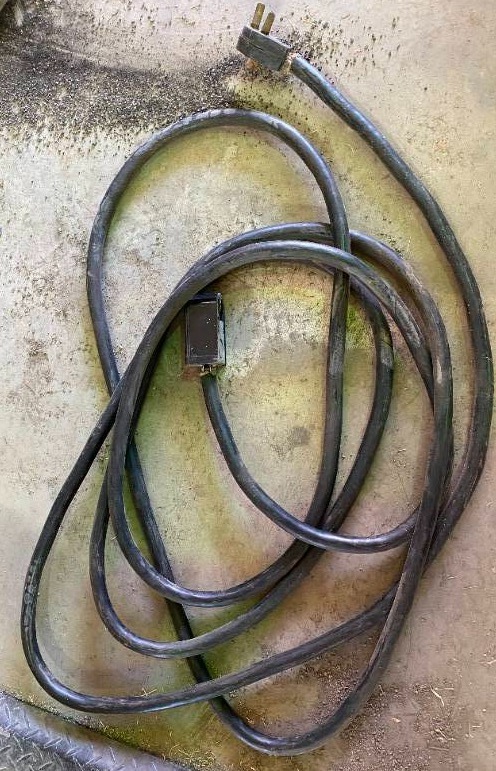 lot 6007 image: Heavy Duty Extension Cord - Box End Says 50 A 125 250 V