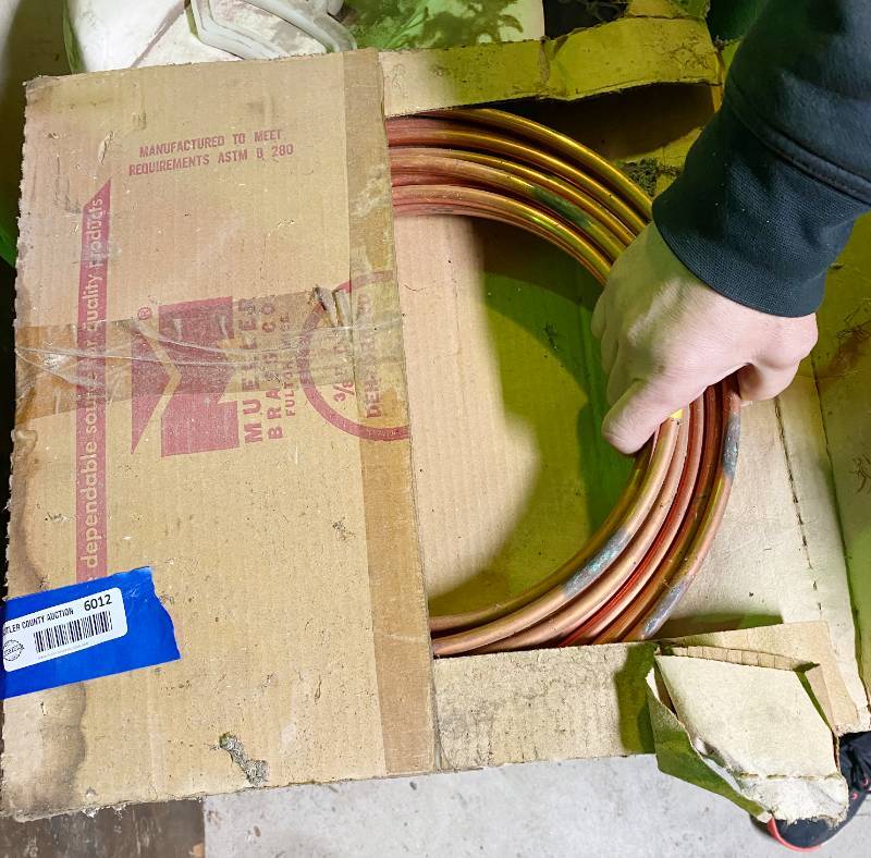 lot 6012 image: Box of Streamline Copper Refrigeration Tubing - Line Set