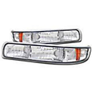 lot 5288 image: Anzo USA Silverado Euro Clear with Amber Reflectors Parking Lights,