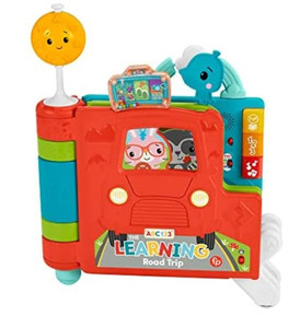 lot 5330 image: Fisher-Price Sit-to-Stand Giant Activity Book, Electronic Learning Toy and Activity Center