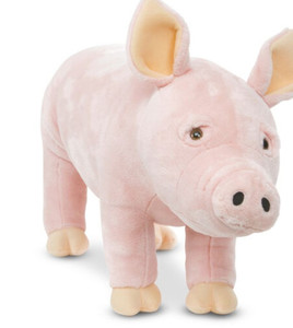 lot 5353 image: Melissa and Doug Stuffed Animal,Pig