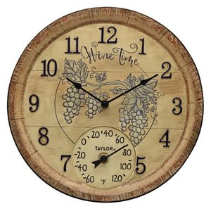 lot 5363 image: Taylor Precision Products 14-inch Poly Resin Time Clock