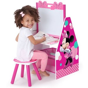 lot 5366 image: Disney Minnie Mouse Deluxe Kids Art Table