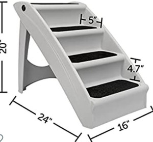 lot 5384 image: PetSafe CozyUp Folding Pet Steps